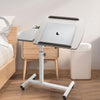 Rolling Laptop Stand Tilting Bed Breakfast Tray Table Macbook PC w/ Cooling Fan