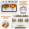 Kids Chef Pretend Play Toy Play Kitchen Toy Set-Golden