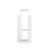 360° Rotating 3 Tier Bookcase Kids Book Shelf Storage Rack Toys Display Stand UK