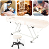 Adjustable Massage Bed Beauty Salon Chair Tattoo Therapy Table Recliner w/ Stool