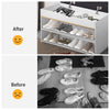 3 Tier Shoe Rack Cushion Seat Bench Hallway Shoe Storage Organiser Holder Stand
