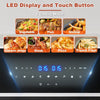 Digital Air Fryer Double Baskets 1700W Power Oven LCD Non-stick Oil Free 4.5L*2