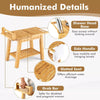 Shower Seat Bench Bathroom Seat Stool Elderly Disabled 2-Tier Organizer Stool