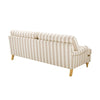 Dusk Hampshire Natural Stripe Textured Weave 3 Seater Sofa RRP £999