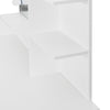 White Dressing Table with LED Lights Mirror Drawers Vanity Make Up Desk Bedroom