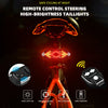 Bicycle Tail Light Rechargeable Smart Remote Control Turn Signal Warning Lamp
