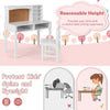 Kids Desk and Chair Set Wooden Children Study Table &Chair Writing Table Set