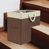 Stair Basket with Handles Foldable Stair Basket Stair Basket for Carpeted Stairs