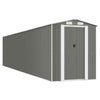 Garden Shed Light Grey 192x938x223 cm Galvanised Steel NEW