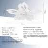 LED Ceiling Fan Light Dimmable Chandelier Living Room Lamp W/ Remote Control HOT