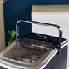 Ice Maker Counter Top for Home Electric Ice Cube Maker with Scoop & Basket Black