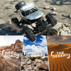 Remote Control Silver Monster Truck Big Wheel RC Cars Electric Car 4WD Kid Toy