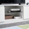 Modern TV Unit Cabinet Stand 120cm High Gloss Doors with RGB LED Living Room