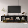 Modern TV Cabinet TV Stand with 2 Storage Sideboard TV Furniture Living Room