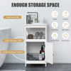 74CM Bathroom Cabinet Floor Storage Cabinet Organizer Narrow Side Cabinet White