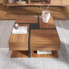 Coffee Table With 4 Drawers Woodeffects Side Table Modern Living Room Furniture