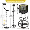 TX-850 Metal Detector Underground Professional Depth 2.5M Scanner Search Finder