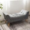 Chesterfield Bench Button Tufted Entryway Hallway Bench Shoe Stool Window Seat