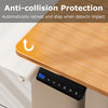 Electric Standing Desk 120x60cm Height Adjustable Desk Computer Desk-Natural
