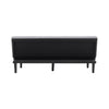 Modern 3 Seater Fabric Sofa Bed Click Clack Living Room Recliner Couch Sofa Grey