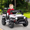Kids Battery Powered Car Toy 12V Electric Ride on Car Truck-White