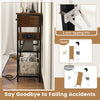 Entryway Table Living Room Narrow Console Table with Charging Station