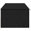 Black Oak Wall Cabinet 102x30x20 cm Made of Engineered Wood