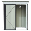Metal 5x3FT Steel Sheds Outdoor Storage Garden Shed Pent Roof Tools Storage UK