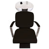 Backwash Salon Hair Chair Sink Shampoo Barber Hairdressing Back Washing Black