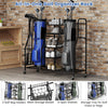 Heavy Duty Metal Golf Storage Rack w/Removable Golf Club Holder Black