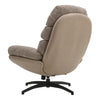 Luxury Soft Lounge Chair With Footstool Lazy Recliner High Back Swivel Armchair
