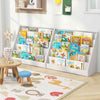 5-Tier Children Bookcase Magazine Storage & Display Rack-White