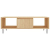 Coffee Table Sonoma Oak 104x60x35 Engineered Wood L2N1