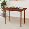 110cm Wooden Dining Table for 2-4 People-Walnut