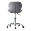 Cushioned Computer Desk Office Chair Chrome Legs Lift Swivel Adjustable Height