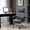 Executive Office Chair Reclining Office Chair with Headrest Dark Grey