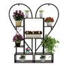 2PCS Multiple Metal Heart Shape Plant Stand Ladder Plant Holder Display Shelf