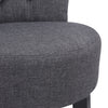 Linen Dressing Table Stool Vanity Chair Makeup Stool Bedroom Piano Padded Seat