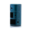 Cylinder 3 Drawers Bedroom Bedside Cabinet Storage Nightstand Side Table Blue