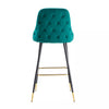 VELVET BAR STOOLS BUTTON BACK BAR STOOLS BREAKFAST BAR STOOL SET OF 2 OR 1CHAIR