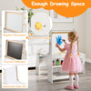Children Furniture Set Multifunctional Kids Activity w/ Easel & Chair-Grey