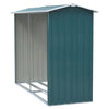 Garden Log Storage Shed GalvanisedSteel Outdoor Firewood Store Rack Fire Shelter