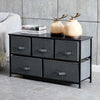 Fabric Cabinets Storage Unit Metal Frame Chest of Drawer Organiser Bedside Table