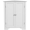Corner Bathroom Cabinet Freestanding Bathroom Storage Unit W/ Adjustable Shelf
