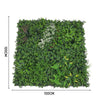 Artificial Grass Mat Greenery Boxwood Wall Hedge Plant Fence Foliage Panel 1M