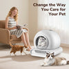 Automatic Cat Litter Box 65L+9L Self Cleaning Litter Tray Smart App Control WIFI
