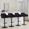 2x Bar Stools Breakfast Comfortable Swivel Gas Lift Kitchen Stool Leather Chairs