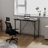 Flamaker 80/100cm Office Desk Computer Desk Home Office Workstation Metal Frame