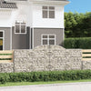 Lechnical Arched Gabion Baskets 4 pcs 300x50x120/140 Galvanised ,Arched V0Y1