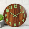 Luminous Silent Wall Clock Glow In The Dark Quartz Clocks Bedroom Night Light